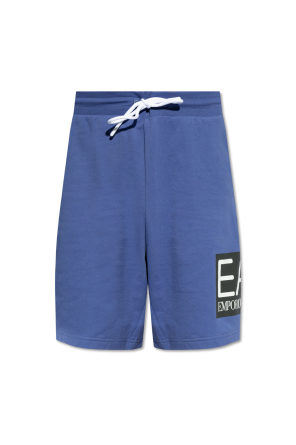 Shorts with logo od Emporio Armani Kids Button-down-Hemd mit Logo Grau