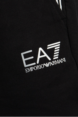 EA7 Emporio Armani Emporio Armani logo-print panel backpack