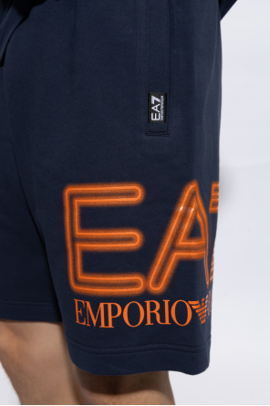EA7 Emporio Armani Emporio Armani embroidered track pants