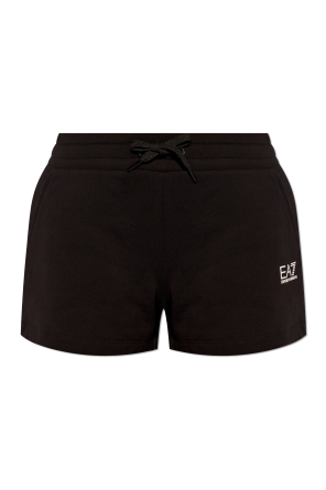 Cotton shorts with logo od EA7 Emporio Armani