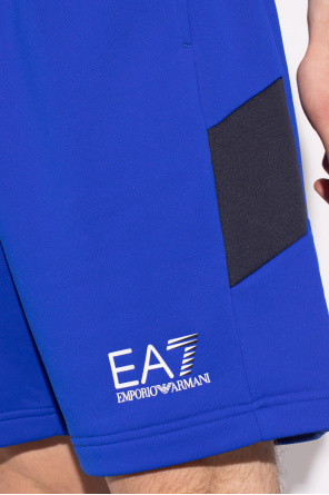 EA7 Emporio Armani logo Shorts with logo