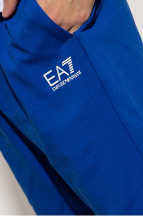 EA7 Emporio Armani Felpa Shorts with logo