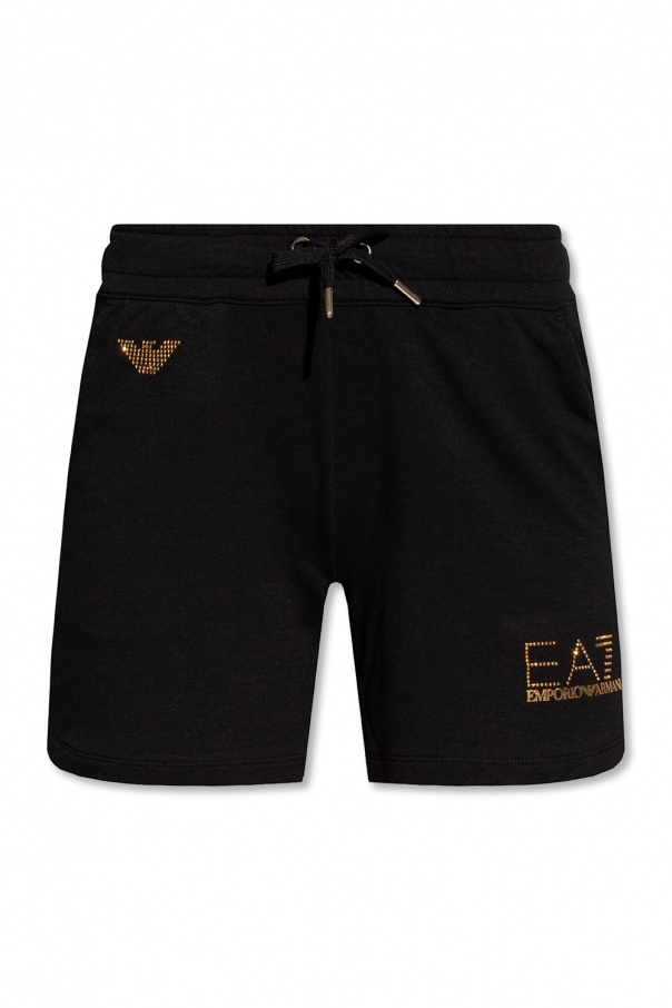 Emporio Armani Scarfs Grey Shorts with logo