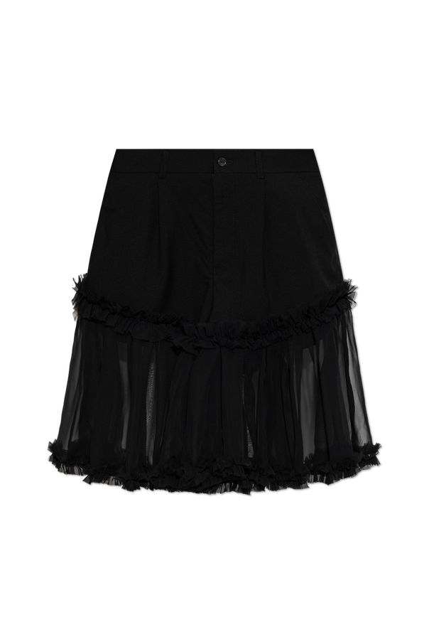 Combined-fabric shorts od Comme des Garçons Noir Kei Ninomiya