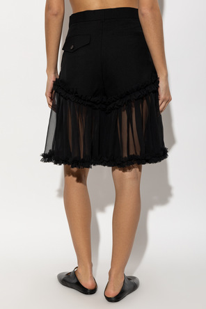 Comme des Garçons Noir Kei Ninomiya Combined-fabric shorts