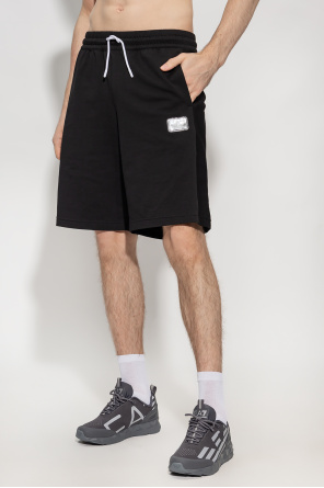 EA7 Emporio Armani Shorts with logo patch