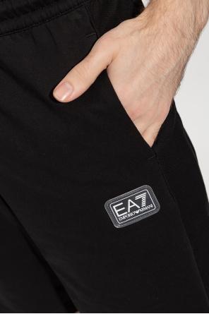 EA7 Emporio Armani Iris Shorts with logo patch