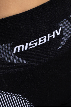 MISBHV check shorts with logo