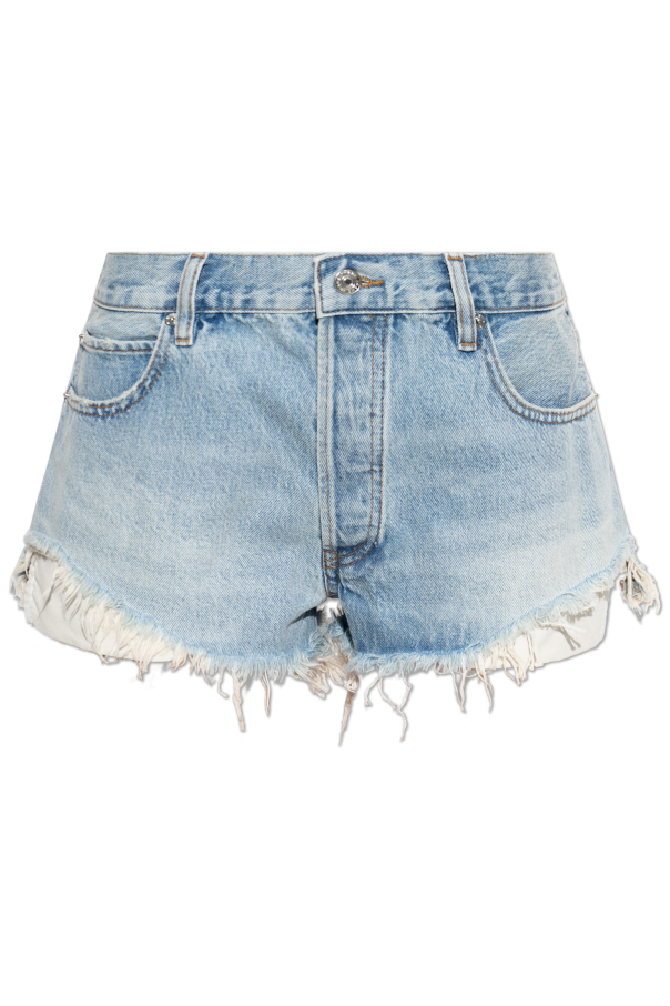 Denim shorts with a 'vintage' effect od FRAME
