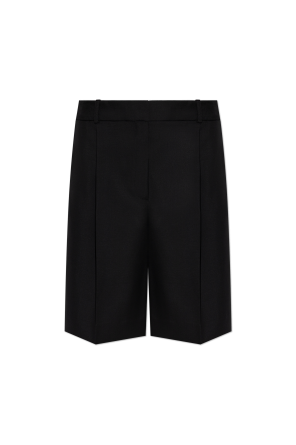 Pantalones cortos con pliegues