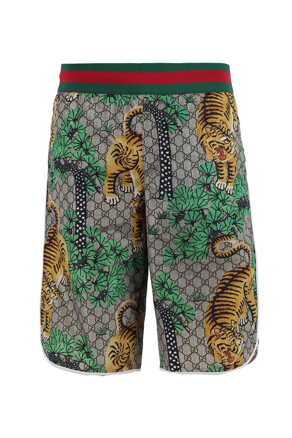 Bengal' pattern shorts Gucci - Vitkac US