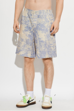 Off-White Šortky s potlačou