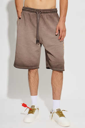 Off-White Pantalones cortos de chándal con estampado