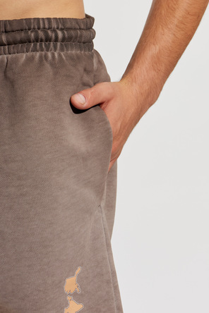 Off-White Pantalones cortos de chándal con estampado