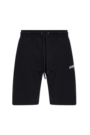 Shorts with printed logo