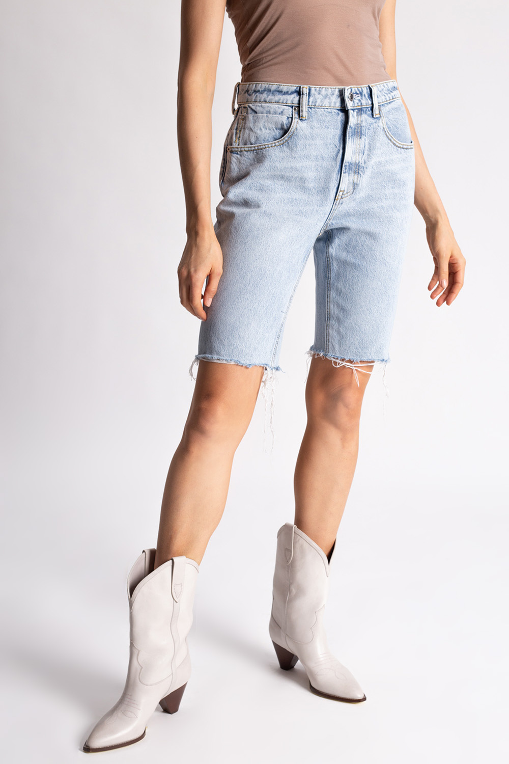 alexander wang jeans shorts