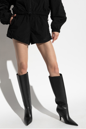 T by Alexander Wang Shorts con logo impreso