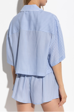 T by Alexander Wang Shorts mit Streifenmuster