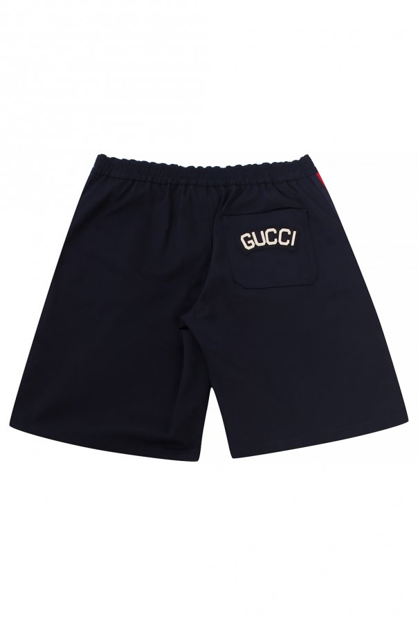Gucci Kids Side-stripe shorts
