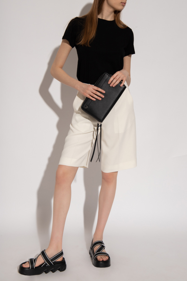 The Row ‘Trin’ pleat-front shorts