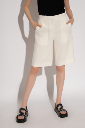 The Row ‘Trin’ pleat-front shorts