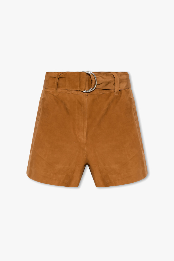 STAND STUDIO Leather alexander shorts