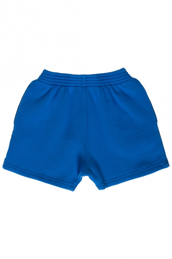 Balenciaga Kids Sweat hemmed shorts with logo