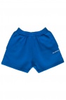 Balenciaga Kids Sweat shorts Trefoil-print with logo
