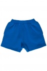 Balenciaga Kids Sweat ruffle shorts with logo