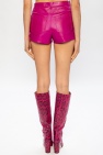 Saint Laurent Leather shorts