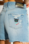 Gucci Denim shorts with logo