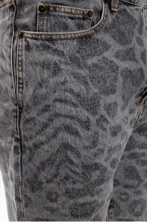 Saint Laurent Shorts with animal motif