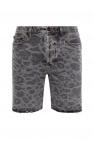 Saint Laurent Shorts with animal motif