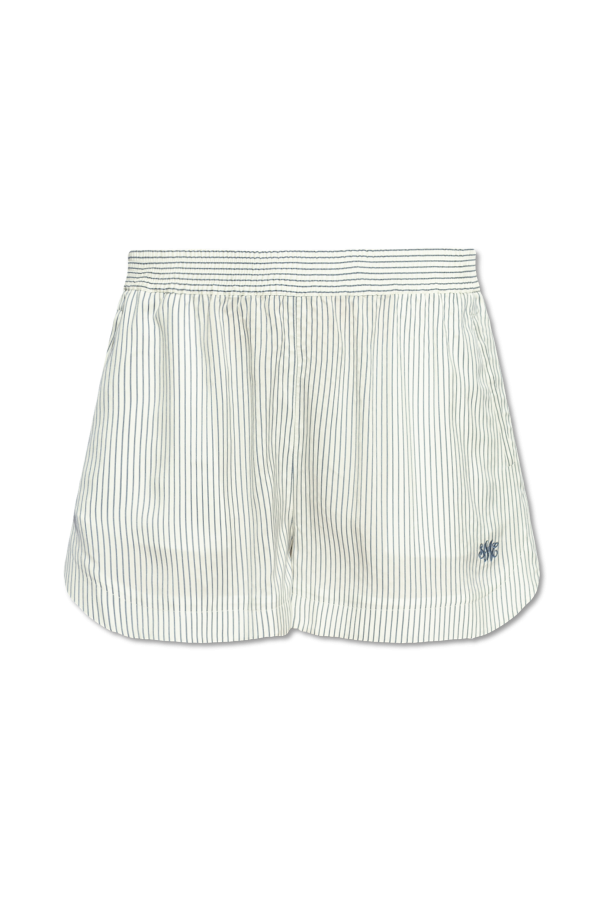 Striped silk shorts, zdjęcie 1 Striped silk shorts od Stella McCartney