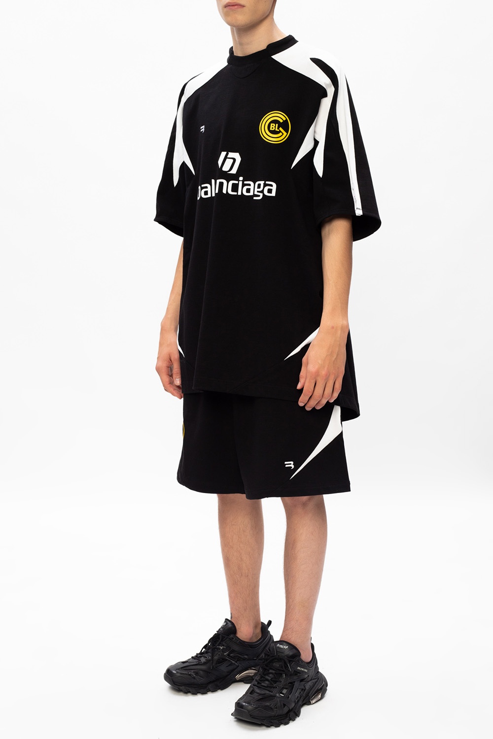 balenciaga football shorts