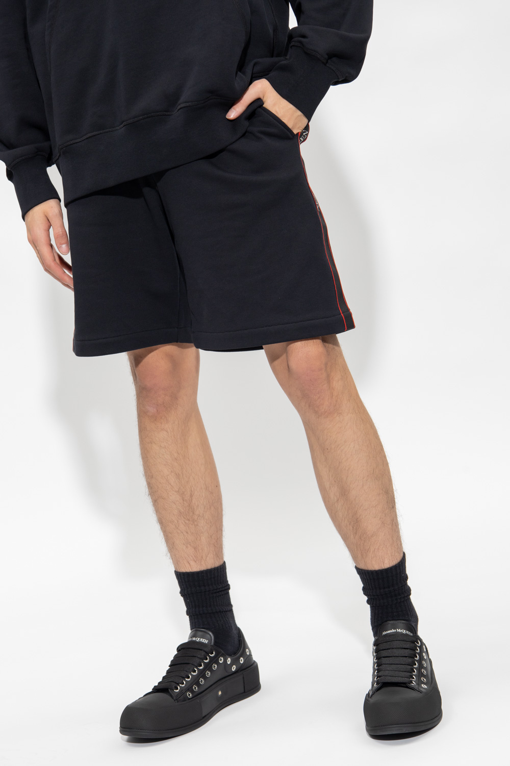 Alexander McQueen Cotton shorts