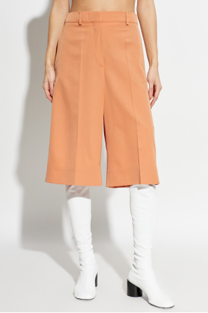 Stella McCartney Wool pleated shorts