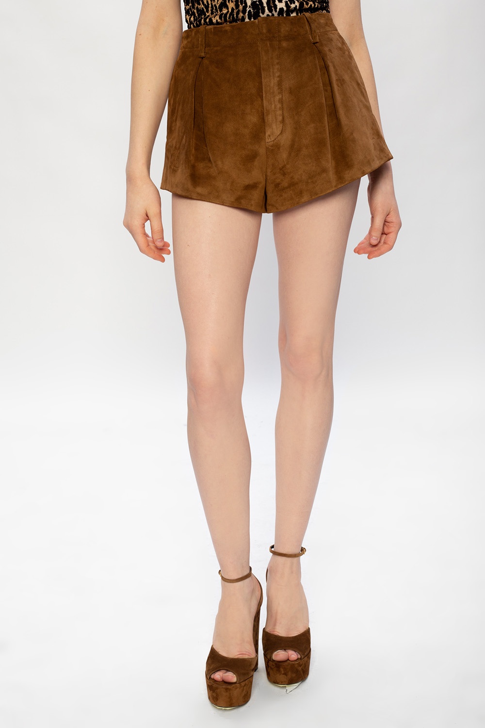 Leather shorts, Women's leather & suede shorts
