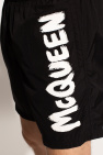 Alexander McQueen Szorty kąpielowe z logo