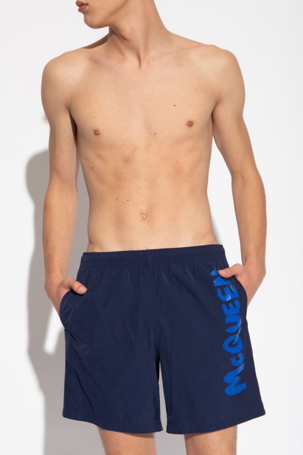 Alexander McQueen Swim shorts with logo