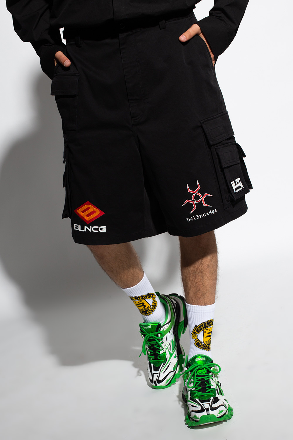 Balenciaga Shorts with logo