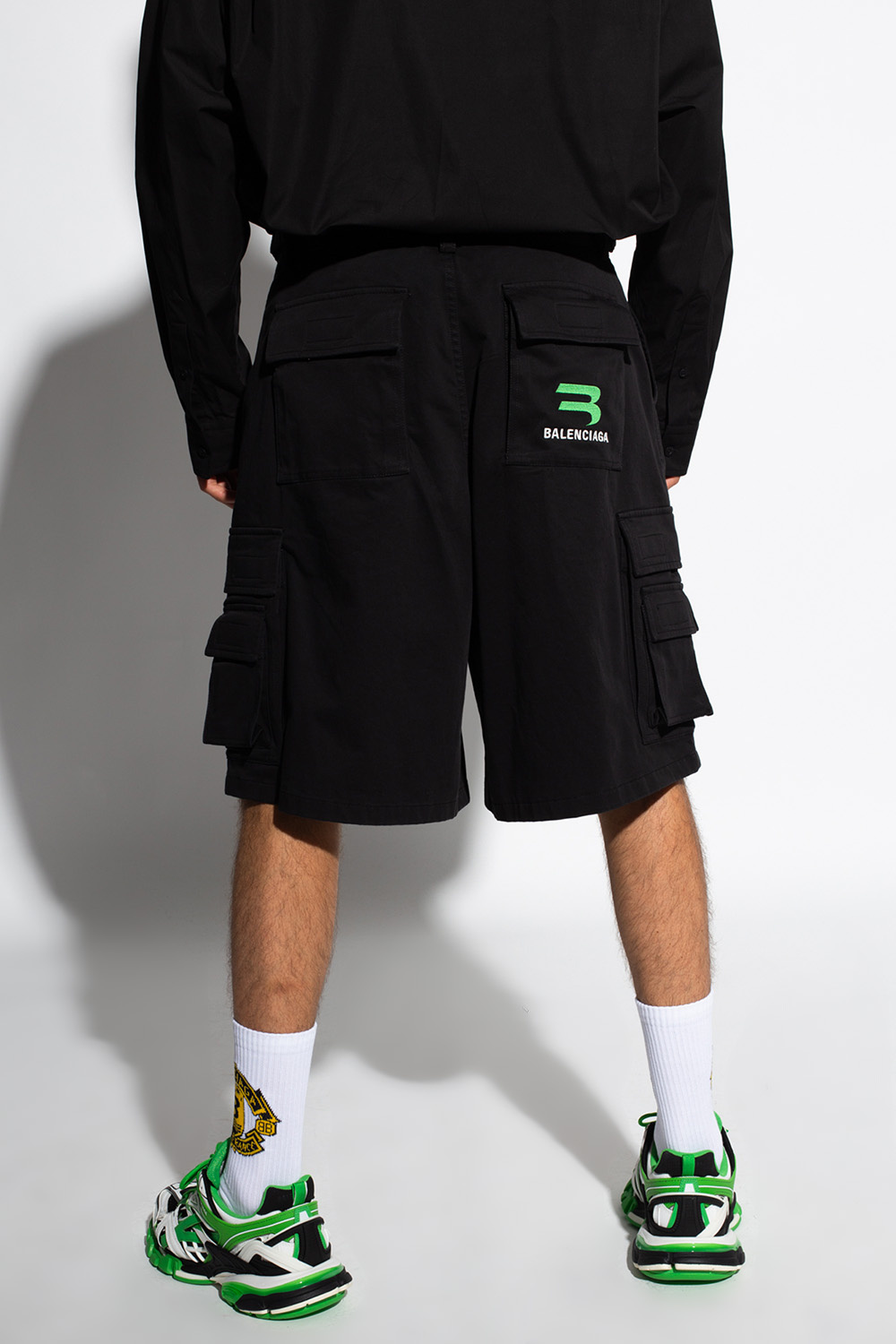 Balenciaga Shorts with logo