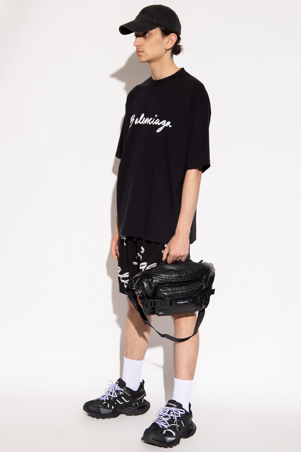 Balenciaga One shorts with logo