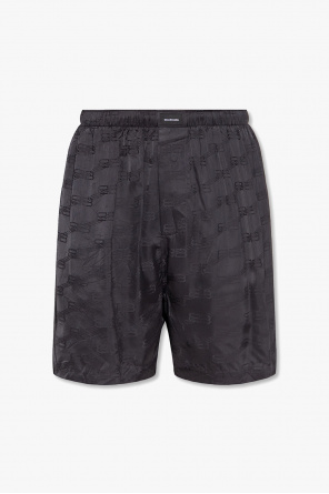 Monogrammed shorts od Balenciaga