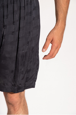 Balenciaga Monogrammed Neck shorts
