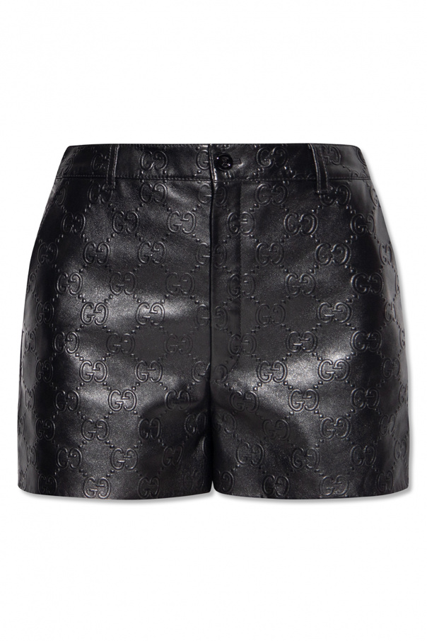 Gucci Leather shorts