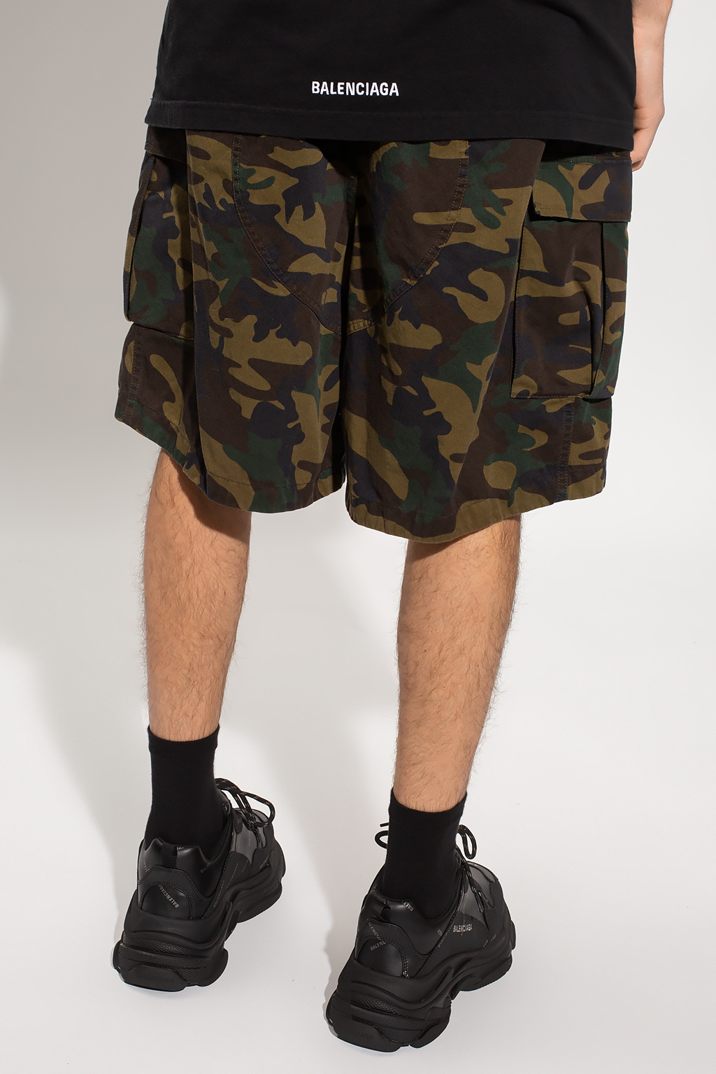 Balenciaga Camo shorts