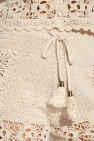 Zimmermann beige Crochet shorts