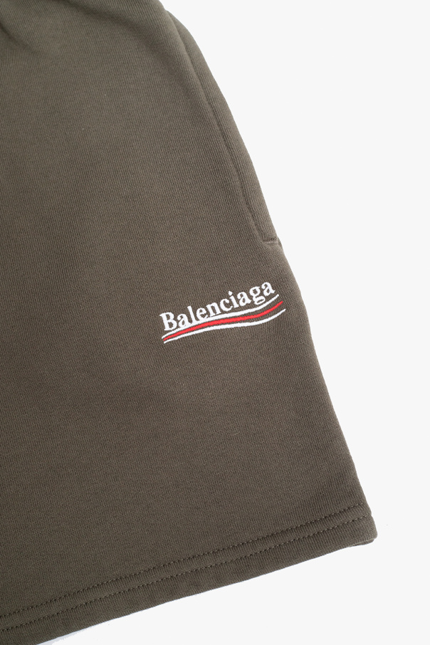 Balenciaga Kids Cotton Wrap shorts