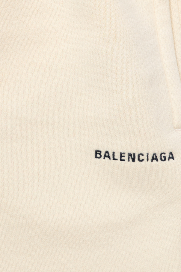 Balenciaga Kids HOODIE shorts with logo